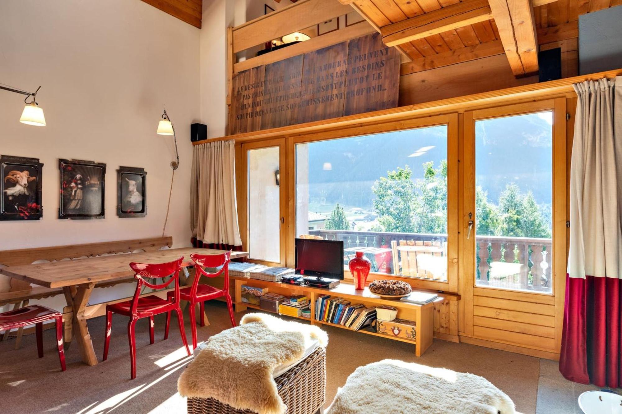 Chesa Panorama B - La Punt Apartment Bagian luar foto
